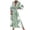 Green, variant on PuLe Summer Dress Dress for Women 2024 Summer Casual V-Neck 3/4 Bell Sleeves Lace Up Vintage Dress Trendy Beach Swimwear Cover Ups ﻿