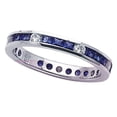 thumbnail image 2 of Karina B� Genuine Sapphire Eternity Band, 2 of 9