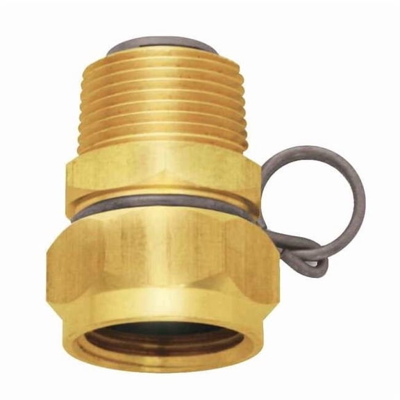 Sani-Lav Swivel Hose Adapter,Brass,3/4" x 3/4" N17