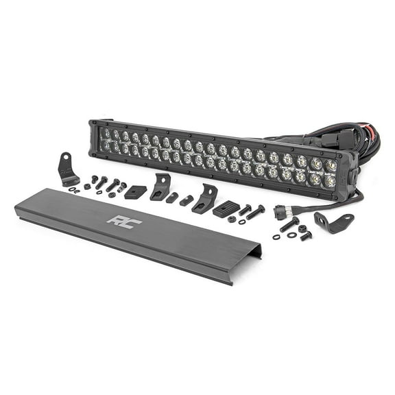 Rough Country 20" Black LED w/White DRL Kit for 11-20 Grand Cherokee - 70773DRL Fits select: 2011-2015,2017-2018 JEEP GRAND CHEROKEE