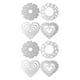thumbnail image 4 of Yuarrent 1 Set School Supply Rust-proof DIY Easy Molds Use Template Dies Exquisite to for Making Album Paper Scrapbooking Como se muestra 2piezas Yuarrent CBP216336, 4 of 5