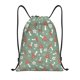 thumbnail image 1 of Fotbe Retro Hippie Groovy Mushroom Bolsa Mochila con Cordón Estampada, Bolsa de Gimnasio Deportiva, Bolsa Cinch, Bolsa con Cordón para Hombres y Mujeres-Small, 1 of 6