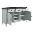 thumbnail image 3 of ACME Lanton Server  in Marble & Antique White Finish, 3 of 5