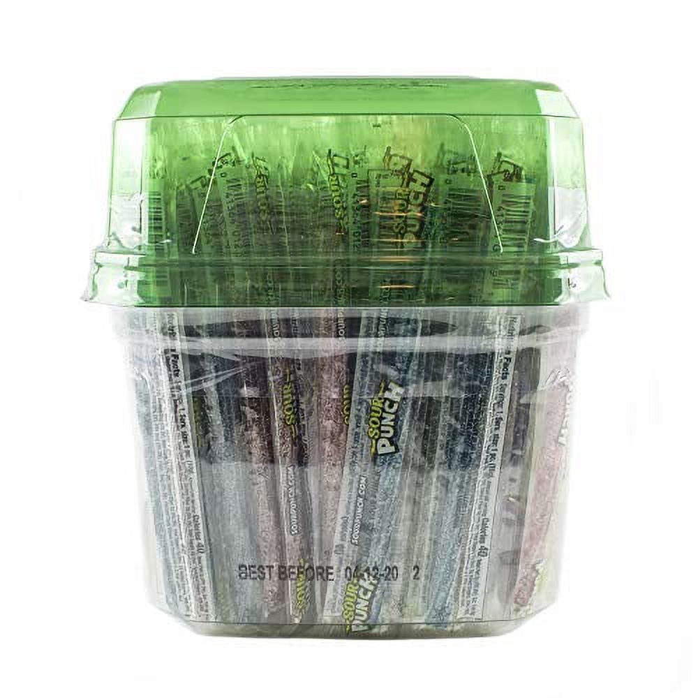 Sour Punch Twists, 6" .. Individually Wrapped Soft & .. Chewy Candy Tub, 4 .. Fruit Flavors, 62.4 Oz
