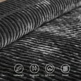 thumbnail image 6 of Velvet Quilt Oversized California King-120''x120'', Lightweight Black Velvet Comforter Set with 2 Pillow Shams, Soft Oversized Cross Stitch Bedspread Coverlet Quilted Bedding Set for All Season, 6 of 7