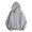 Grey, variant on Man Autumn Hoodie Fuzzy Solid Color Long Sleeve Pockets Hooded Sweatshirt Men Hoodie XXXL