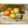 thumbnail image 2 of Renoir, Pierre-Auguste 24x19 White Modern Wood Framed Museum Art Print Titled - Lemons and Orange 1913, 2 of 4