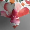thumbnail image 5 of Pioneer Flower Floral Print Pattern Square Tablecloth,Waterproof Square Table Cover,Wipeable Spillproof Washable Table Cover for Home Kitchen Party Decor 42"X42"(107x107cm), 5 of 6