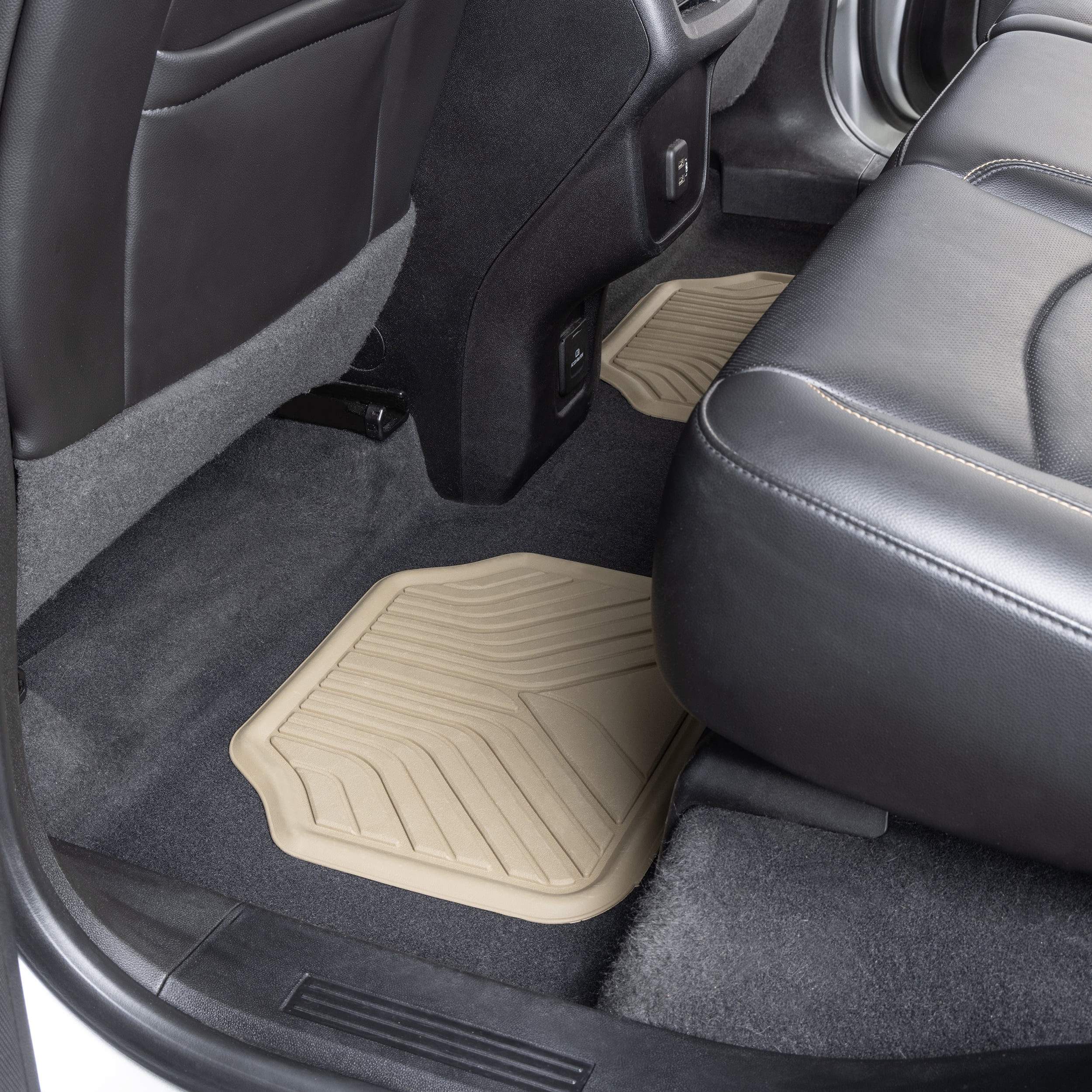 Armor All 4-Piece Tan All-Season Trim-to-Fit Floor Mats