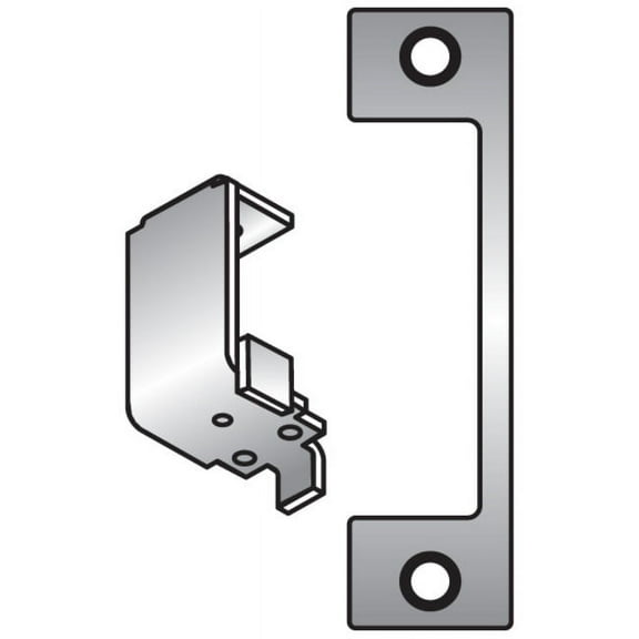 Hes Htd Faceplate For Hes 1006 Series Electric Strikes For Mortise Lockset - Bronze