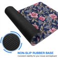 thumbnail image 6 of Long Mouse Pads for Desk,Pioneer Flower Floral Print Pattern Desk Mats on Top Of Desks, Desk Mouse Pad Extra Large with 3mm Non-Slip Base and Stitched Edge for Gaming,Office,Work,Home 31.5"x15.7", 6 of 6