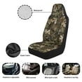 thumbnail image 5 of Uorisanigo Camouflage Oak Car Seat Covers Full Set of 2 Automobile Front Seat Covers Vehicle Accessories Carseat Seat Covers Cushion Pad Mat for SUV Trucks Chairs Vans Auto, 5 of 7
