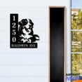 thumbnail image 3 of Handmadetneonsign Bernese Mountain Dog House Number Metal, Bernese Mountain Home Number Metal Sign, Address Wall Decor 80570, 3 of 5