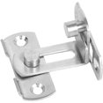 thumbnail image 4 of Cerradura de puerta en ángulo recto, 2 piezas, cerradura de puerta de granero, pestillo plegable, pestillo deslizante de acero inoxidable de 90 grados, pequeño perno de puerta con, 4 of 5