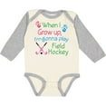 thumbnail image 3 of Inktastic Future Field Hockey Player Boys or Girls Long Sleeve Baby Bodysuit, 3 of 5