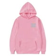 thumbnail image 6 of Hiijoy Girl's Hoodie Letter Print Long Sleeve Hooded Sweatshirt Kids Pullover Top, Pink, 6 of 6
