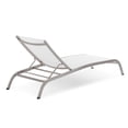 thumbnail image 4 of Modway Savannah Chaise Longue de Patio Extérieure en Aluminium et Maille, Blanc, 4 of 7