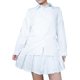 thumbnail image 3 of Anime The Promised Neverland Emma Cosplay Costume Shirt Skirt Emma Norman Costume School Uniforms Shirt Pants Set Wig, 3 of 5