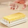 thumbnail image 2 of Moocorvic Butter Cutter Slicer, Stick Butter Container Dish with Lid for Fridge, Easy Cutting, 2 of 7