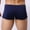 Navy, variant on Mens Swim Trunk Swimwear Bathing Suit Swim Brief Square Leg Board Short Summer