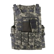 Angle View: US Army Tactical Military Hunting Combat Assault Carrier Vest Adjustable Top