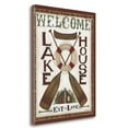 thumbnail image 2 of Tangletown Fine Art Lake House Welcome by Cindy Shamp Poster Frame - 37 x 28 x 1.5 in., 2 of 2