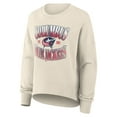 thumbnail image 2 of Women's Fanatics Cream Columbus Blue Jackets Oversized Slice Pullover Sweatshirt, 2 of 3