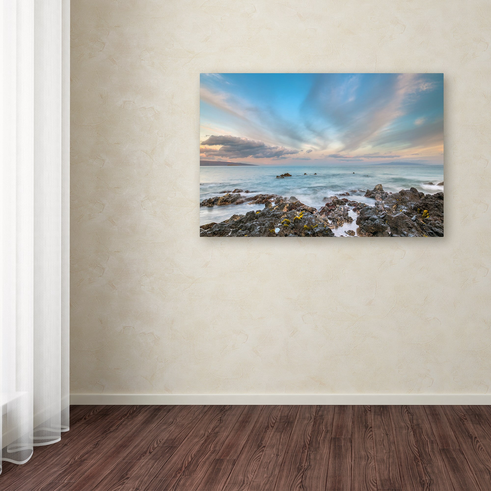 Trademark Fine Art 'South Maui Sunrise' Canvas Art by Pierre Leclerc