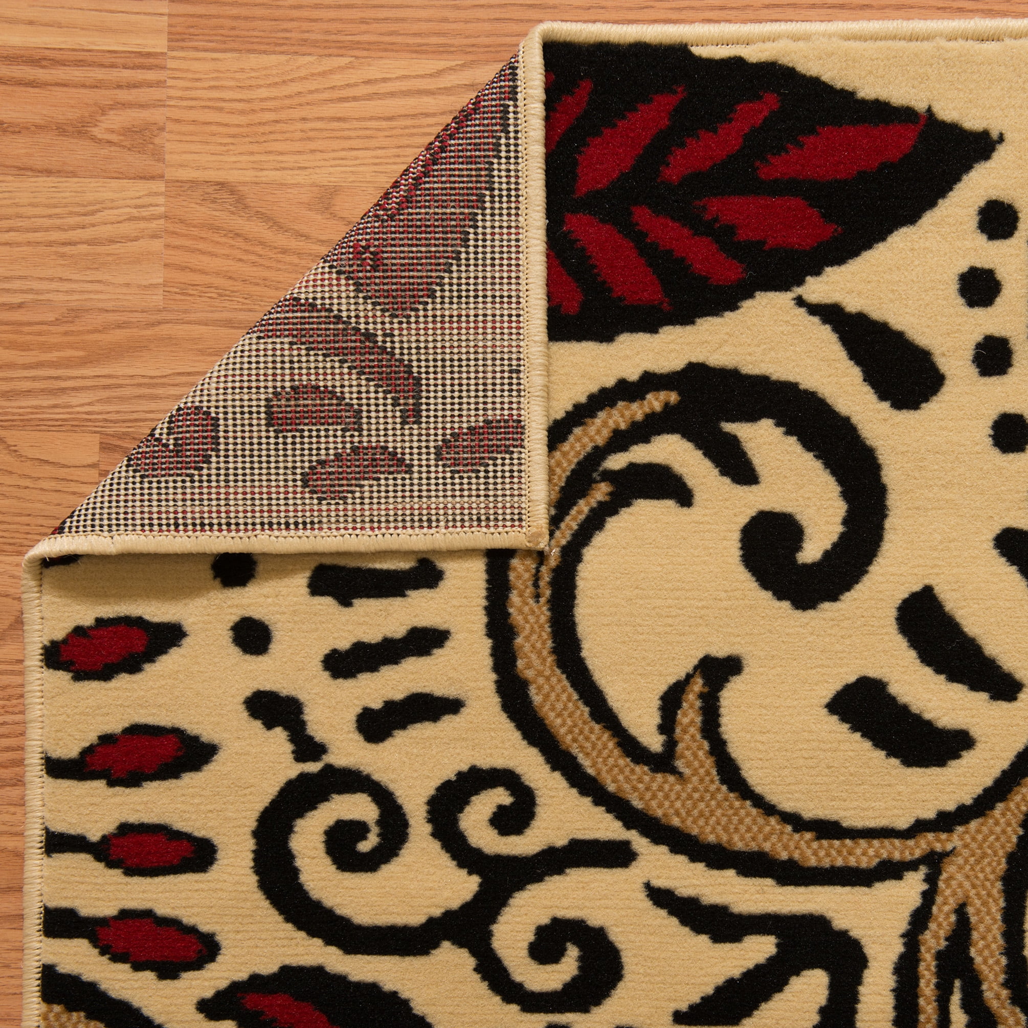 United Weavers Plaza Gina Runner Rug, Paisley Pattern, Ivory, 2'3 X 7'2"