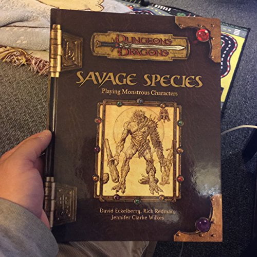 Pre-Owned Savage Species: Playing Monstrous Characters (Dungeons & Dragons Supplement), 9780786926480, 0786926481, Hardcover, First Edition edition