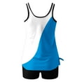 thumbnail image 4 of Otvok Two Piece Tankini Swimsuits for Women High Waist Bathing Suit with Shorts Athletic Swimwear Beach Swimdress, 4 of 6