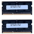 thumbnail image 1 of 2x DDR3 8GB Memoria RAM para Laptop 1600Mhz PC3-12800 1.35V 204 Pines SODIMM Canal de Soporte para Memoria AMD para Laptop, 1 of 5