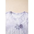 thumbnail image 6 of Women's Gray Camouflage Drop Shoulder Tunic Tee – Casual Summer Style for Everyday Wear, XL, 6 of 10