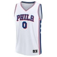 thumbnail image 2 of Youth Fanatics Tyrese Maxey White Philadelphia 76ers Fast Break Replica Player Jersey - Association Edition, 2 of 3