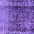 thumbnail image 1 of Ahgly Company Indoor Square Oriental Purple Industrial Area Rugs, 5' Square, 1 of 4