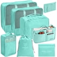 thumbnail image 3 of Travel Bag Set of 7 Packing Cubes Luggage Packing Organizers for Travel Accessories, 3 of 7