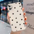 thumbnail image 3 of Funda de teléfono con diseño de margaritas para iPhone 13, funda para iPhone 11, 12, 14, 15 Pro Max, 12, 13 Mini, XR, X, XS, 6, 7, 8 Plus, SE, carcasa trasera de silicona suave, 3 of 5