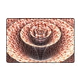 thumbnail image 5 of ZICANCN Area Rugs Doormat , Fractal 3d Spiral Flower Facecloth Non-Slip Floor Mat Rug for Living Room Kitchen Sink Area Indoor Outdoor Entrance 36"x24", 5 of 9
