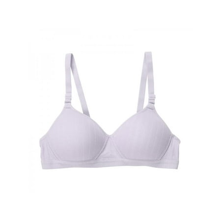 

Women 3/4 Smooth Bra Thin Wire Free One-piece Seamless Contour Gathered Bra