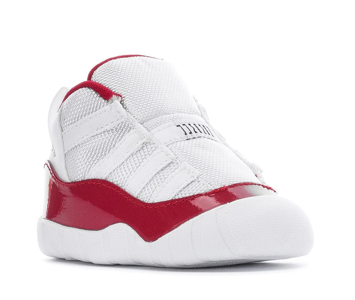 Air Jordan 11 Cherry Crib Bootie Newborn Sneakers White Red Black Size 4 Walmart