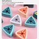 thumbnail image 4 of Wosthever Toallero montado en la pared, reemplazo Triangular, elegante, sin perforaciones, impermeable, para el hogar, baño, cocina, toallero Juegos de accesorios de baño Rosa Wosthever HA082501-03, 4 of 6