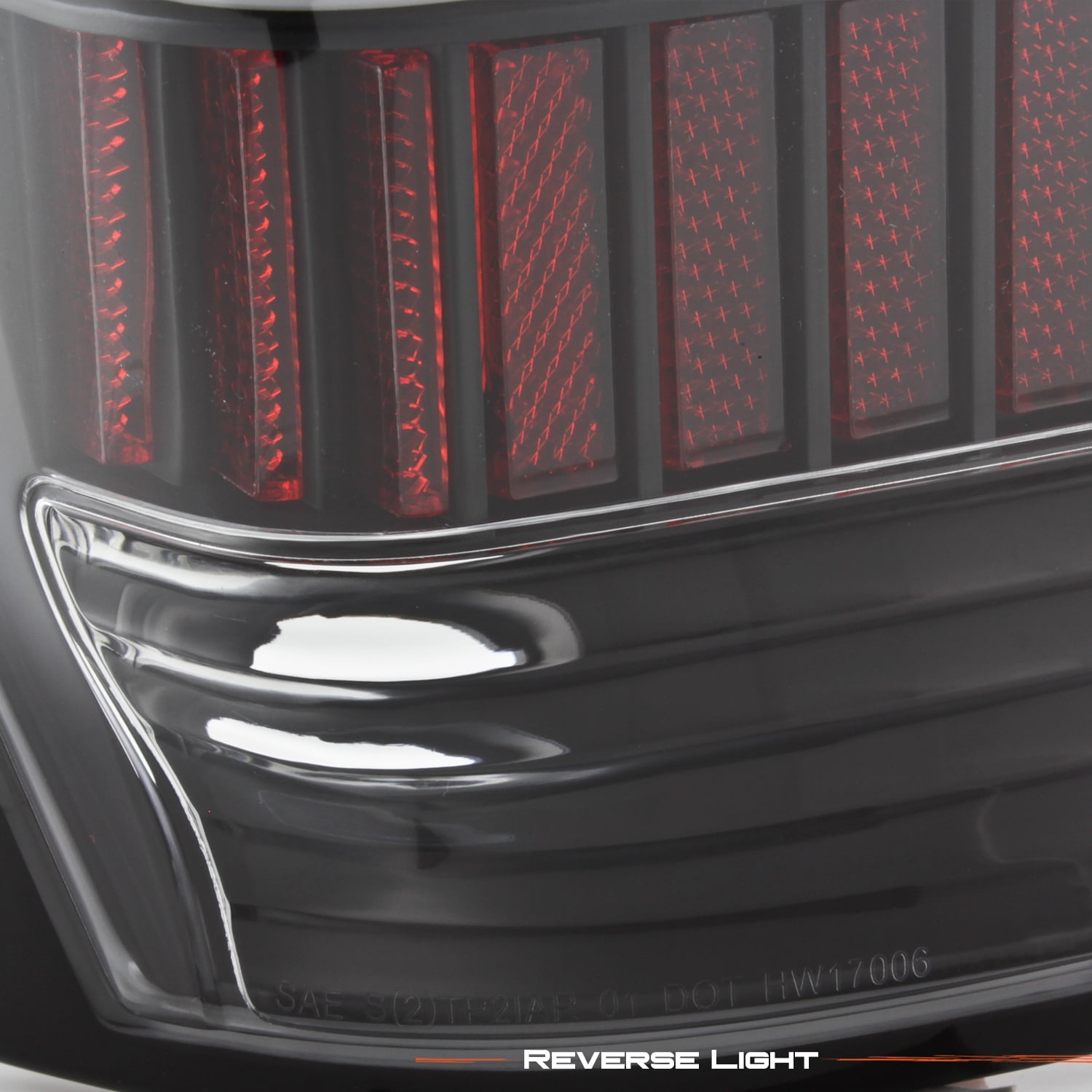 AKKON - Fits 2002-2006 Chevy Avalance 1500 2500 [Tube Bar] LED Black Smoked Tail Lights Brake Lamp Driver + Passenger Pair