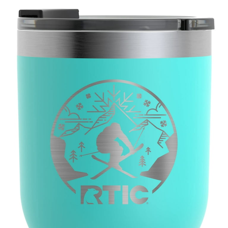 RTIC 30 oz Insulated Tumbler Stainless Steel Coffee Travel Mug with Lid,  Spill Proof, Hot Beverage and Cold, Portable Thermal Cup for Car, Camping,  Amber 