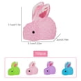 thumbnail image 3 of 100pcs Miniature Resin Rabbits Glowing Bunnies Figurines Micros Landscape Accessories Dollhouses Ornaments, 3 of 9