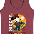 thumbnail image 3 of Mickey & Friends - Trail Ready - Women's Racerback Tank Top, 3 of 5