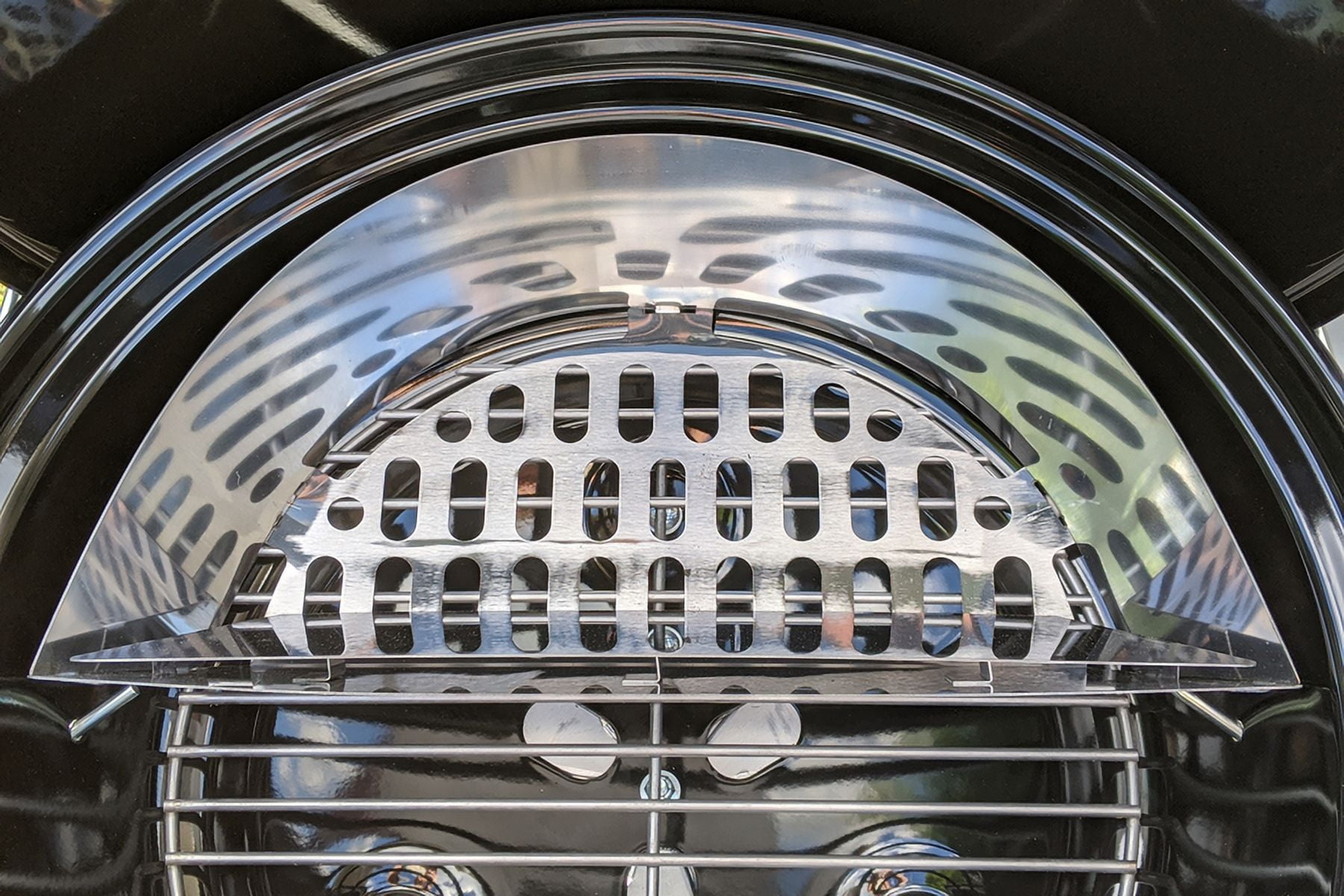 SnS Grills Slow 'N Sear® 18" — Stainless Steel Charcoal Basket Insert for Weber 18-Inch Kettle Grill, Smokey Joe, Jumbo Joe & Weber Summit, Two-Zone Smoking