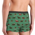 thumbnail image 4 of Kdxio Men's Boxer Briefs with Christmas Dachshund Print - Comfortable and Breathable Underwear for Everyday Wear, 4 of 7