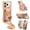 Pink, variant on For Apple iPhone 17e / iPhone 16e Phone Case Wallet With Card Holder,PU Leather Case,Ring Holder Kickstand Magnetic Protective Women Men Cover With Shoulder Strap,Grey,For iPhone 17e/16e