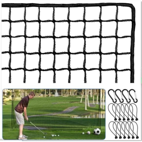 Red de barrera para prácticas deportivas Golf Net Amazgolf de 10 x 15 pies