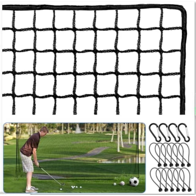 Red de barrera para prácticas deportivas Golf Net Amazgolf de 10 x 15 pies